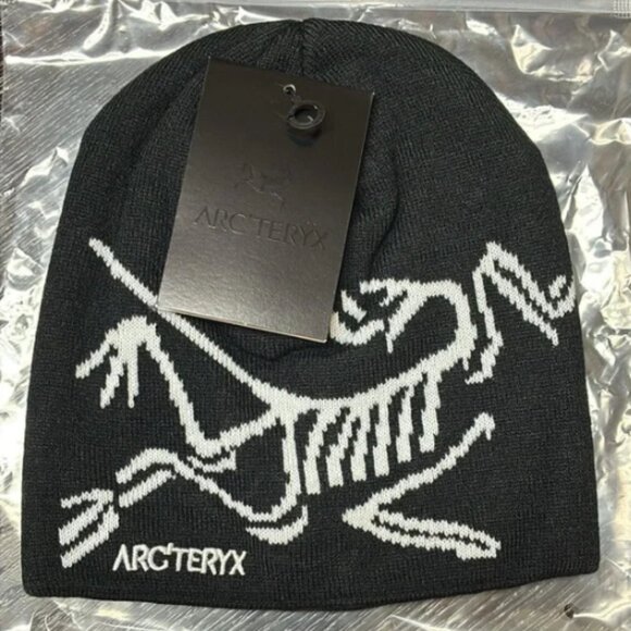 Arc'teryx Black Beanie Birdhead Toque New - Picture 2 of 6